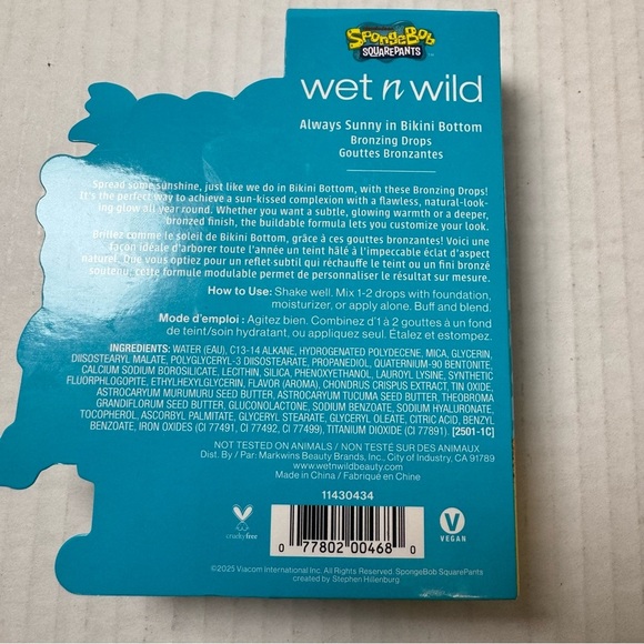 Wet N Wild SpongeBob Always Sunny in Bikini Bottom Bronzing Drops - Picture 10 of 10